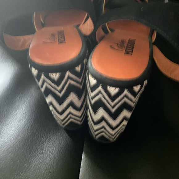 Castaner X Missoni Leather Jute Chevron Designer Platform Ankle Strap Sandals 39 - Picture 9 of 10